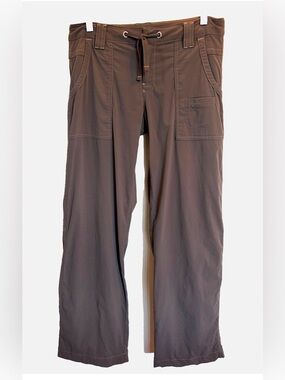 Lucy Cargo Hiking Pants Small Brown Stretch Nylon Travel Outdoor